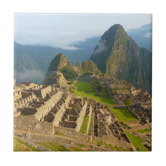 Machu Picchu ruins Tile (Front)