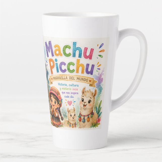 MACHUPICCHU KIDS DECOR LATTE MUG (Right)