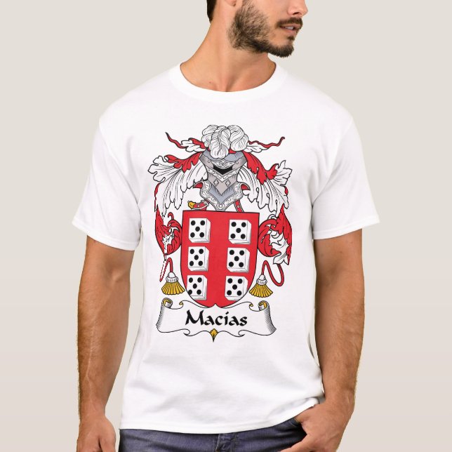 Macias Family Crest T-Shirt (Front)