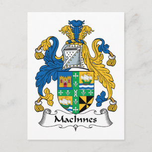 MacInnes Family Crest Postcard