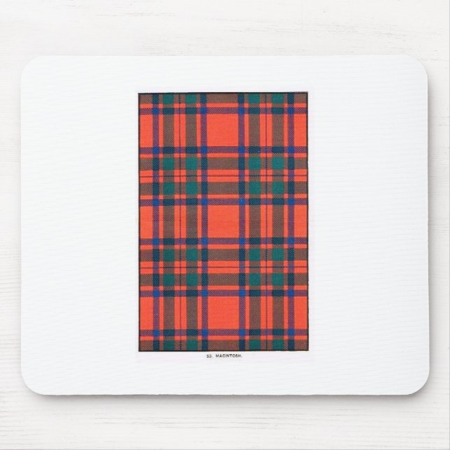 MACINTOSH FAMILY TARTAN MOUSE PAD (Front)