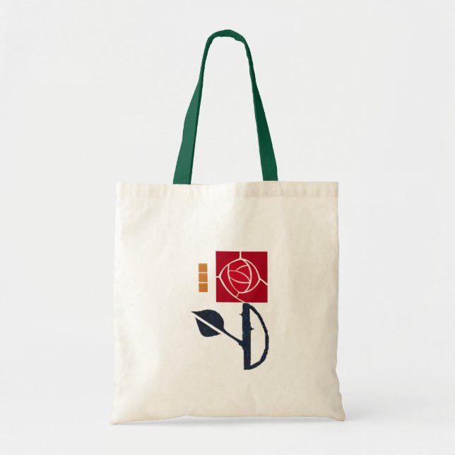MacIntosh Rose Tote Bag (Front)