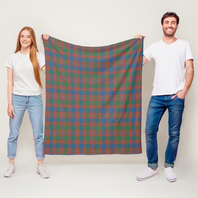 MacIntyre Ancient Plaid Fleece Blanket (In Situ)