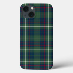MacIntyre Clan Green Hunting Tartan iPhone 13 Case
