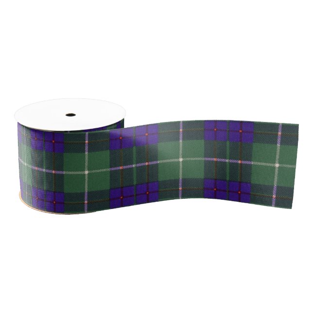 Macintyre clan Plaid Scottish tartan Grosgrain Ribbon (Spool)