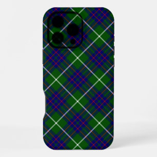 MacIntyre tartan green blue plaid iPhone 16 Pro Max Case