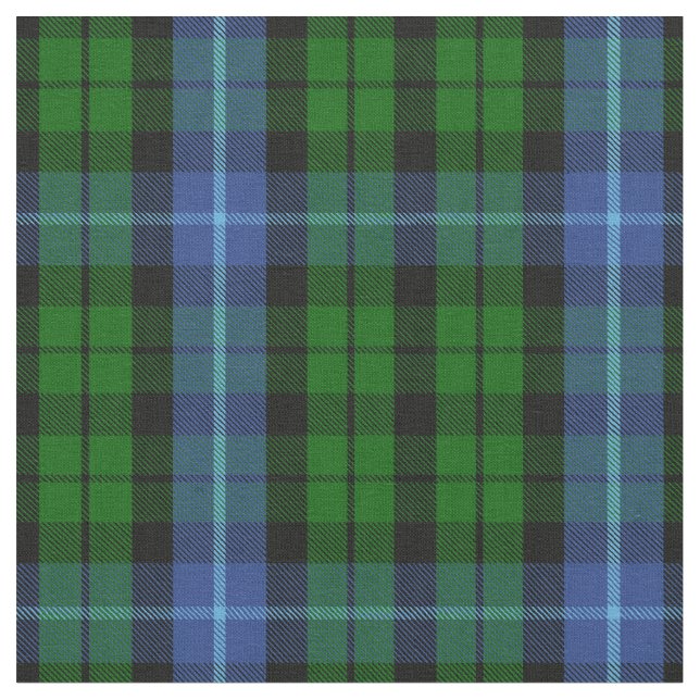 MacIntyre Tartan Print Fabric (Close Up)