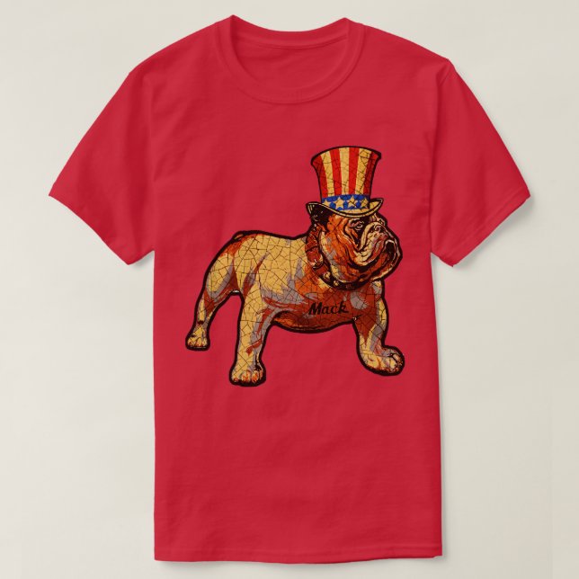 Mack the Bulldog T-Shirt (Design Front)