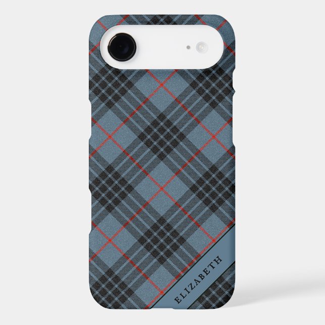 MacKay Blue Clan Tartan Scottish Plaid Case-Mate iPhone Case (Back)