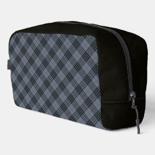 Mackay Blue Scottish Tartan Plaid Pattern Dopp Kit