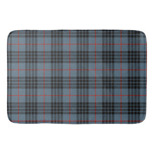 MacKay Blue Tartan Plaid Scottish Pattern Bath Mat