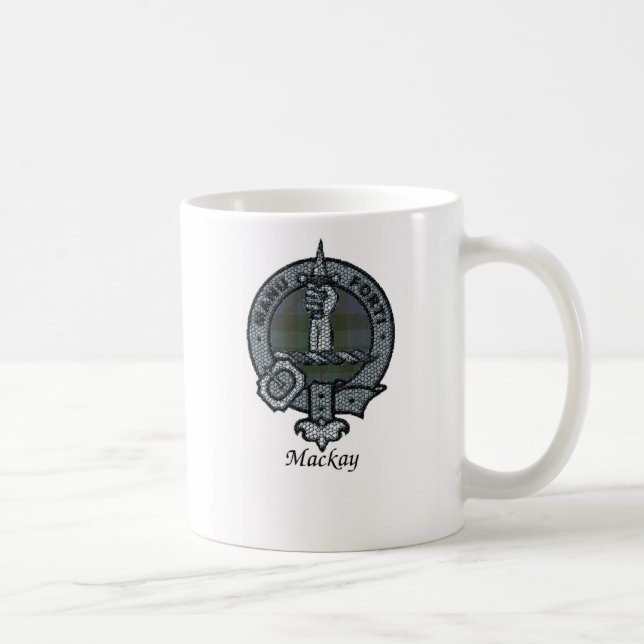 Mackay Clan Crest Coffee Mug (Right)