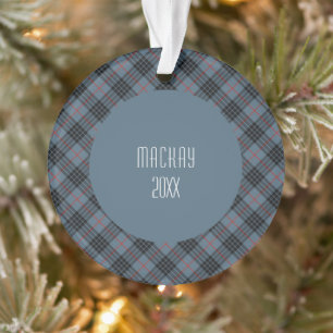 MacKay Clan Tartan Scottish Plaid Ornament
