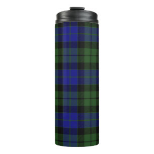 MacKay Green Scottish Clan Tartan Plaid Thermal Tumbler