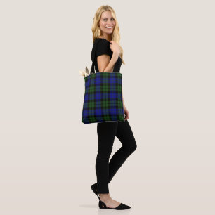 MacKay Green Scottish Clan Tartan Plaid Tote Bag