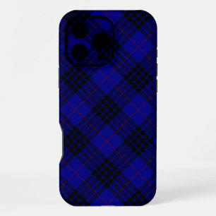 MacKay tartan blue black plaid iPhone 16 Pro Max Case