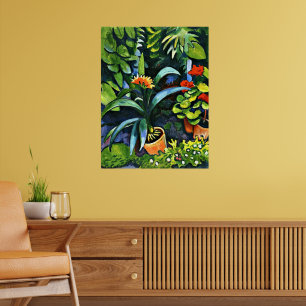 Macke - Flowers in the Garden Poster