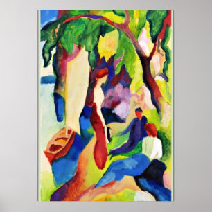 Macke - Women at the Lake Poster