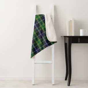 MacKellar Tartan Plaid Sherpa Fleece Blanket