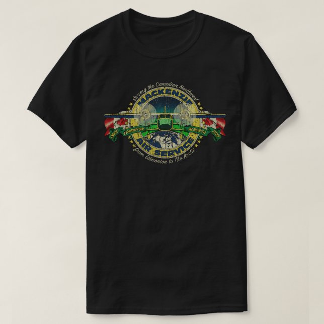 Mackenzie Air Service 1932 T-Shirt (Design Front)