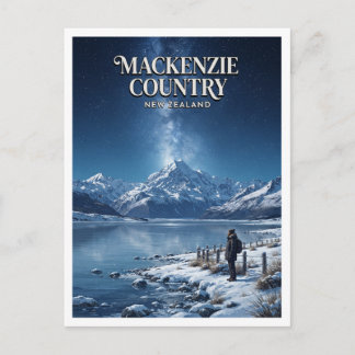Mackenzie Basin and Aoraki/Mount Cook Twizel Postcard