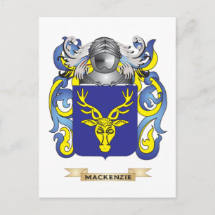 MacKenzie Coat of Arms (Family Crest) Postcard