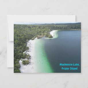 Mackenzie Lake, Fraser Island Postcard
