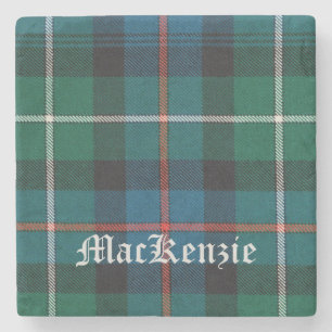 MacKenzie, MacKenzie Scottish Tartan, MacKenzie  Stone Coaster