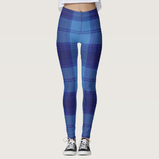 mackenzie purple tartan  christmas Scottish Scotla Leggings