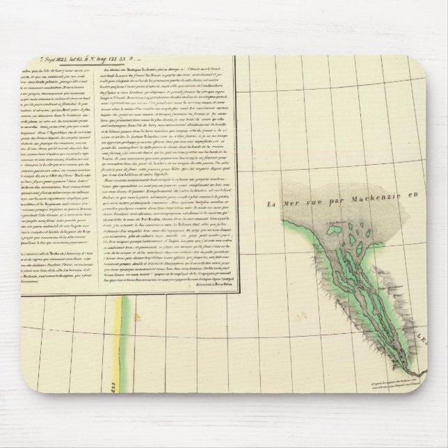 Mackenzie River, Yukon Mouse Pad (Front)