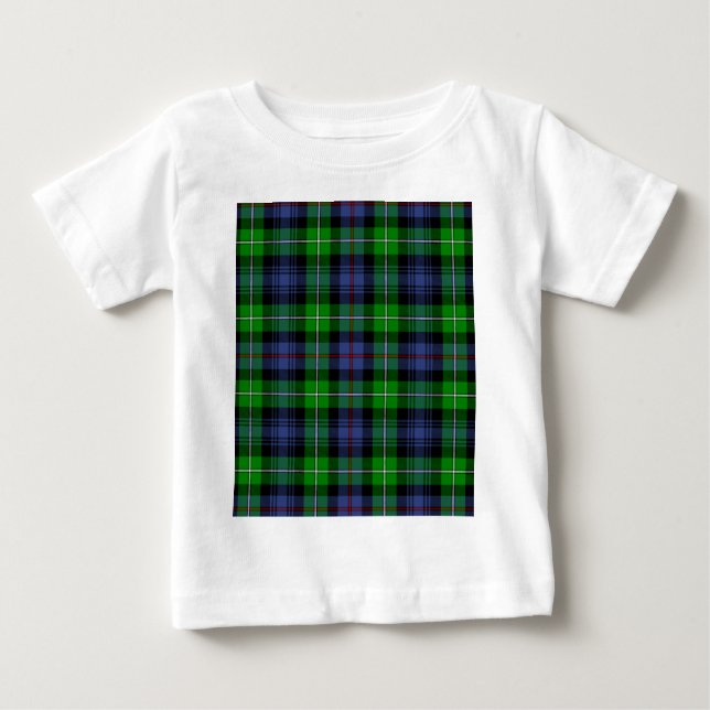 MacKenzie Tartan (aka Seaforth Highlanders Tartan) Baby T-Shirt (Front)