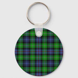 MacKenzie Tartan (aka Seaforth Highlanders Tartan) Key Ring