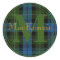 MacKenzie Tartan Gold Name-Initial Sticker Seal