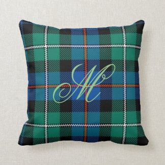 Mackenzie Tartan Monogram Pillow