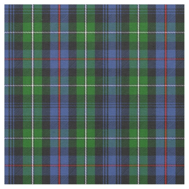 MacKenzie Tartan Print Fabric (Close Up)