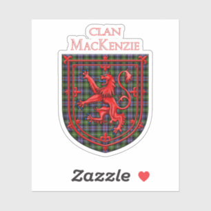 MacKenzie Tartan Scottish Plaid Lion Rampant