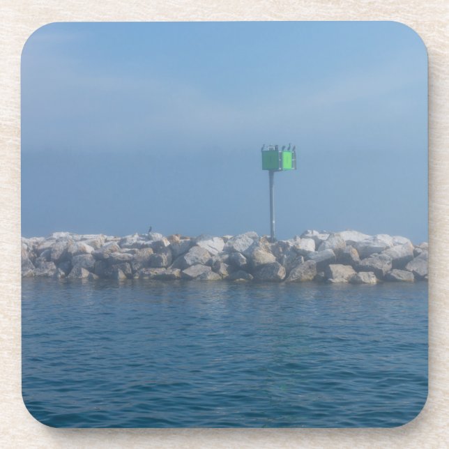Mackinac Breakwater Coaster (Front)