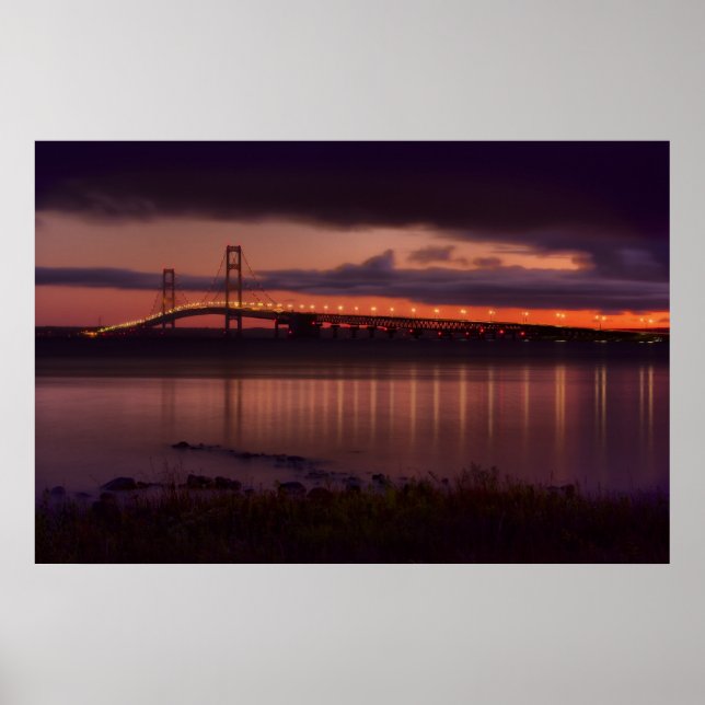 Mackinac Bridge #1240 C Poster (Front)