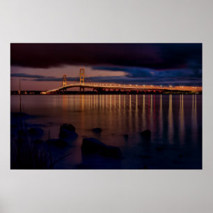 Mackinac Bridge #1257 Poster