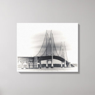 Mackinac Bridge - 2011 Canvas Print