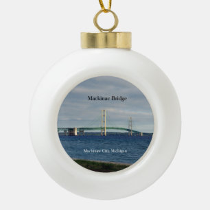 Mackinac Bridge Mackinaw City ornament