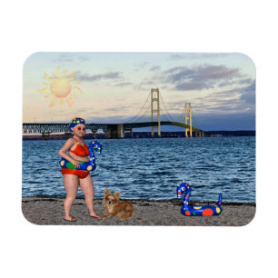 Mackinac Bridge Magnet
