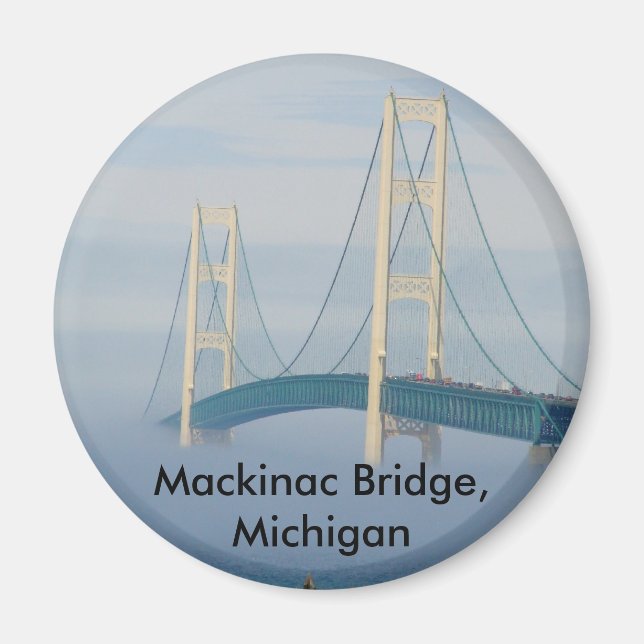 Mackinac Bridge, Michigan Magnet (Front)