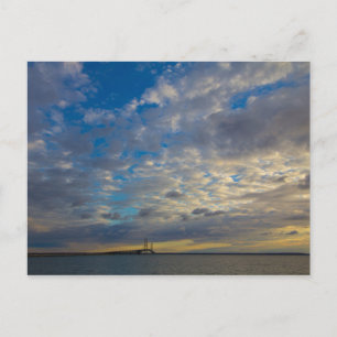 Mackinac Bridge, Michigan Postcard