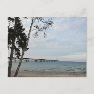 Mackinac Bridge, Michigan Postcard