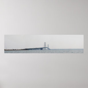 Mackinac Bridge, Michigan Poster
