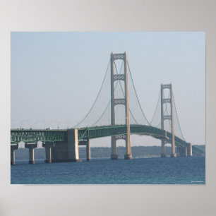 Mackinac Bridge Poster