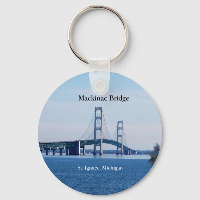 Mackinac Bridge St. Ignace key chain (Front)