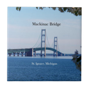 Mackinac Bridge St. Ignace tile