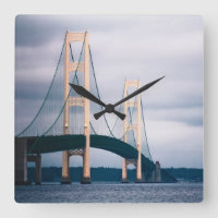 Mackinac Bridge - Wall Clock